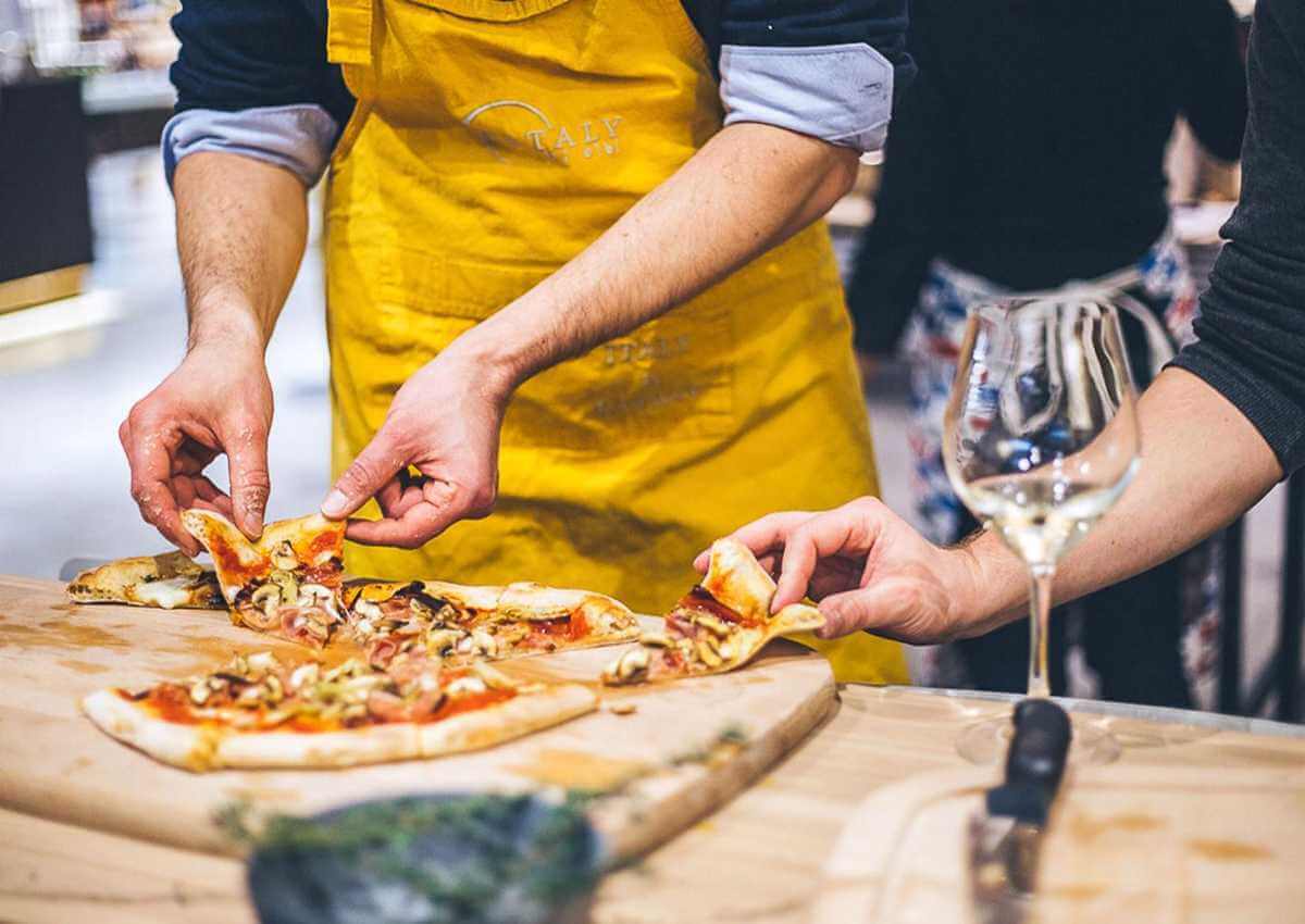 Matlagningskurs i italiensk mat på Eataly
