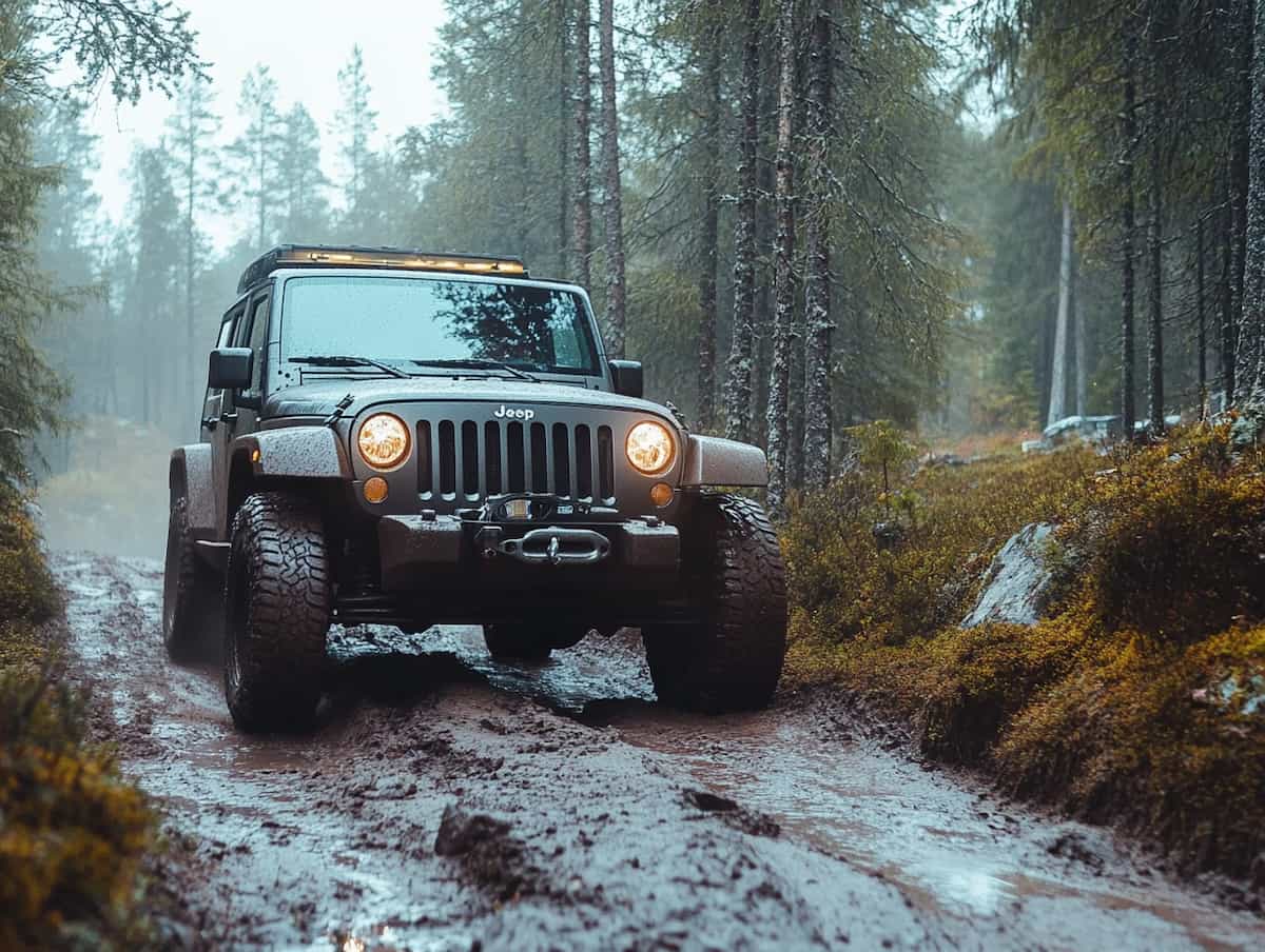 Terrängkörning med jeep