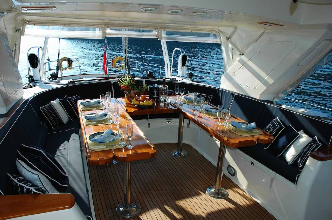 Yacht i Stockholms skärgård