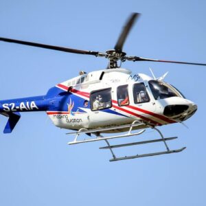 Flyg helikopter i Stockholm
