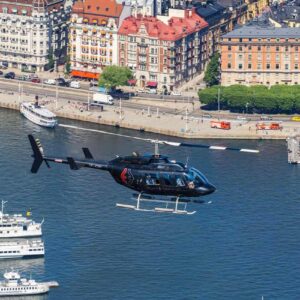 Helikoptertur i Stockholm